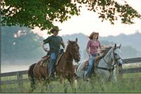 Lucas Till and Miley Cyrus in "Hannah Montana: The Movie."