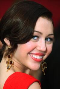 Miley Cyrus at the 80th Annual Academy Awards.
