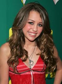 Miley Cyrus at the MTV's Total Request Live.