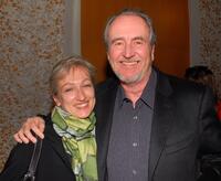 Wes Craven and Iya Labunka at a cocktail reception before the Los Angeles premiere of "Paris, Je TAime", part of the 11th Annual City Of Lights, City Of Angeles French Film Festival.