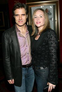 Henry Czerny and his wife at the New York premiere of "The Pink Panther".