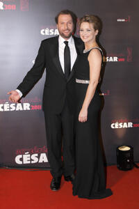 Francois Damiens and Virginie Efira at the 36th Cesar Awards Ceremony in Paris.