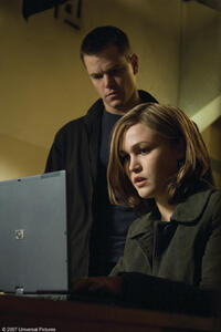 Matt Damon and Julia Stiles in "The Bourne Ultimatum."