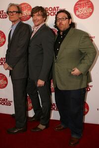 Bill Nighy, Rhys Darby and Nick Frost at the Australian premiere of "The Boat That Rocked."