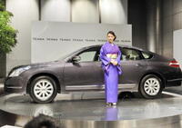 Rei Dan at the Nissan Motor's showroom in Tokyo.