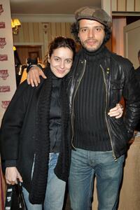 Audrey Dana and Mabrouk el Mechri at the "Espace Glamour Chic" Cesars Gift Lounge.