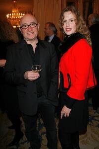 Michel Blanc and Florence Darel at the French Minister Of Culture Awards Arts Honors.