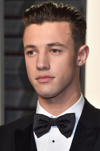 Cameron Dallas at the 2017 Vanity Fair Oscar party in Beverly Hills, CA.