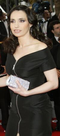 Beatrice Dalle at the closing night ceremony and the screening of "De-Lovely" during the 57th Cannes Film Festival.