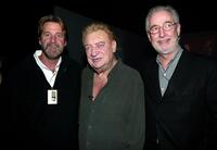 Rodney Dangerfield, Bob Bain and president and CEO of Comedy Central Larry Divney at the Comedy Central's First Ever Awards Show "The Commies".