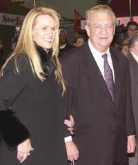 Rodney Dangerfield and wife Joan Child at the premiere of "Little Nicky".
