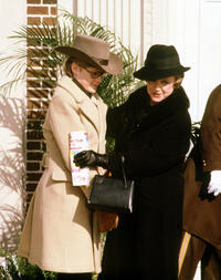 J. Ashley Hyman and Bette Davis in "Family Reunion."