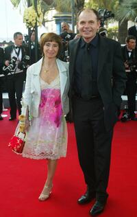 Ariane Ascarides and Jean-Pierre Darroussin at the premiere of "Comme Une Image" (Look At Me) during the Palais des Festivals.