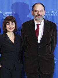 Ariane Ascaride and Jean-Pierre Darroussin at the photocall of "Lady Jane" during the 58th International Berlinale Film Festival.