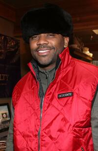 Damon Dash at the Gibson Guitar and Entertainment Tonight celebrity hospitality lodge.
