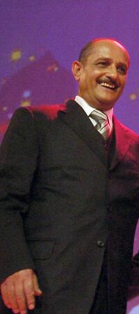 Raouf Ben Amor at the opening of Carthage film festival.