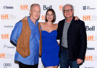 Frank Deal, Kether Donohue and director Barry Levinson at the premiere of "The Bay" during the 2012 Toronto International Film Festival.