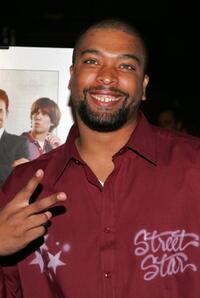 DeRay Davis at the premiere of "School For Scoundrels."