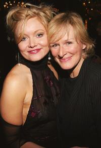 Essie Davis and Glenn Close at the opening of "Jumpers" after party.