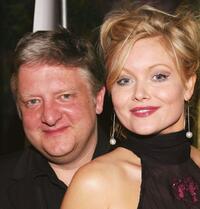 Simon Russell Beale and Essie Davis at the opening of "Jumpers" after party.
