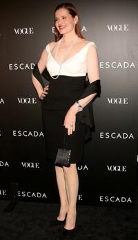 Geena Davis at the ESCADA Grand-Reopening Event.