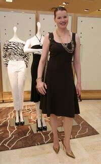 Geena Davis at the Michael Kors in-store appearance and fashion show.