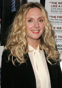 Hope Davis at the N.Y. premiere of "The Weather Man."