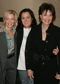 Kelli O'Donnell, Rosie O'Donnell and Linda Dano at the premiere of "All Aboard! Rosie's Family Cruise."