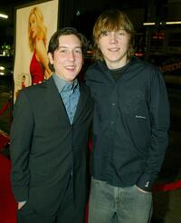 Paul Dano and Chris Marquette at the premiere of "The Girl Next Door".