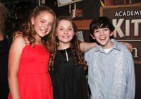 Madison Davenport, Abigail Breslin and Zach Mills at the premiere of "Kit Kittredge: An American Girl."