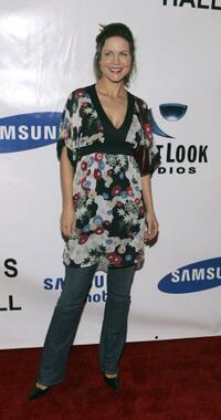 Josie Davis at the Samsung premiere of "Across The Hall."