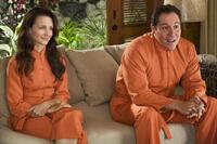 Kristin Davis and Jon Favreau in "Couples Retreat."