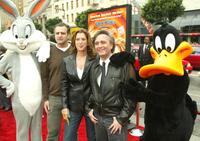 Joe Dante, Bernie Goldmann and Paula Weinstein the world premiere of "Looney Tunes: Back In Action".