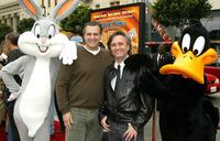 Joe Dante and Bernie Goldmann the world premiere of "Looney Tunes: Back In Action".
