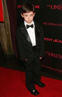 Seamus Davey-Fitzpatrick at the screening of "The Omen."