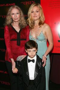Mia Farrow, Julia Stiles and Seamus Davey-Fitzpatrick at the screening of "The Omen."