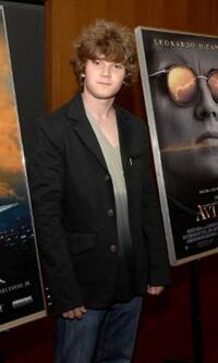 Jacob Davich at the screening of "The Aviator."