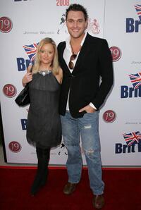 Lucy Davis and Owain Yeoman at the launch party of BritWeek.