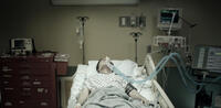 Noah (Josh Danziger) in the hospital in "Apart."