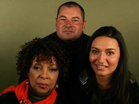 Ruby Dee and Toa Fraser with Mia Blake at the 2006 Sundance Film Festival.