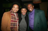 Keith David, Eric Lewis and Giancarlo Esposito at the 'The Last Mimzy' NewLine Cinema 40th Anniversary dinner and cocktail party.