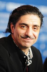 Simon Abkarian at the press conference of "Rage" during the 59th Berlin Film Festival.