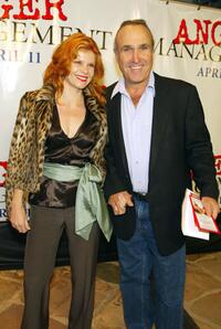 Lolita Davidovich and husband director Ron Sheldon at the premiere of "Anger Management".