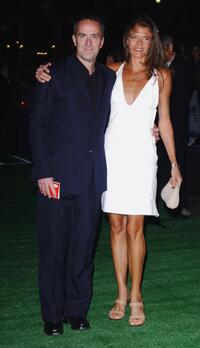 Angus Deayton and Annabel Croft at the UK premiere of "Wimbledon."