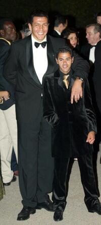 Benazzi Abdelaziz and Jamel Debbouze at the 2nd Marrakech Film Festival.
