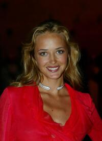 Helene de Fougerolles at the opening ceremony of the 2nd Marrakech International Film Festival.