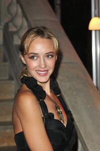 Helene de Fougerolles at the Fashion Dinner For AIDS.