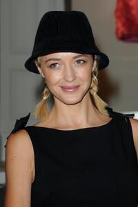 Helene de Fougerolles at the Paris Fashion Week Spring/Summer 2010.