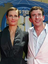 Cecile De France and Steve Coogan at the premiere of "Around The World in 80 Days."