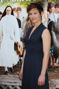 Cecile De France at the Paris premiere of "Soeur Sourire."